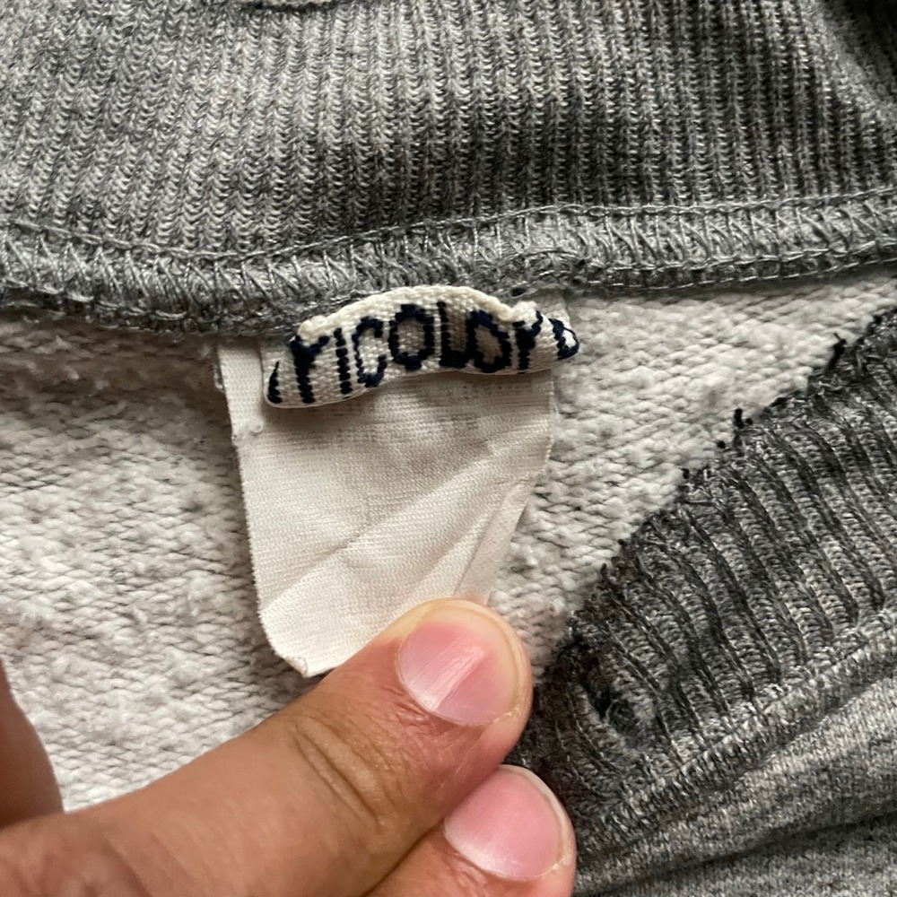 Vintage Ikeda Sweatshirt Mens XL Grey 90s - Picture 3 of 7